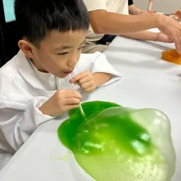 A4. 啵啵怪獸假水史萊姆初階實驗室 活動現場照片 4